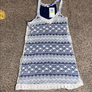 Cream/Blue dress brand Jolt